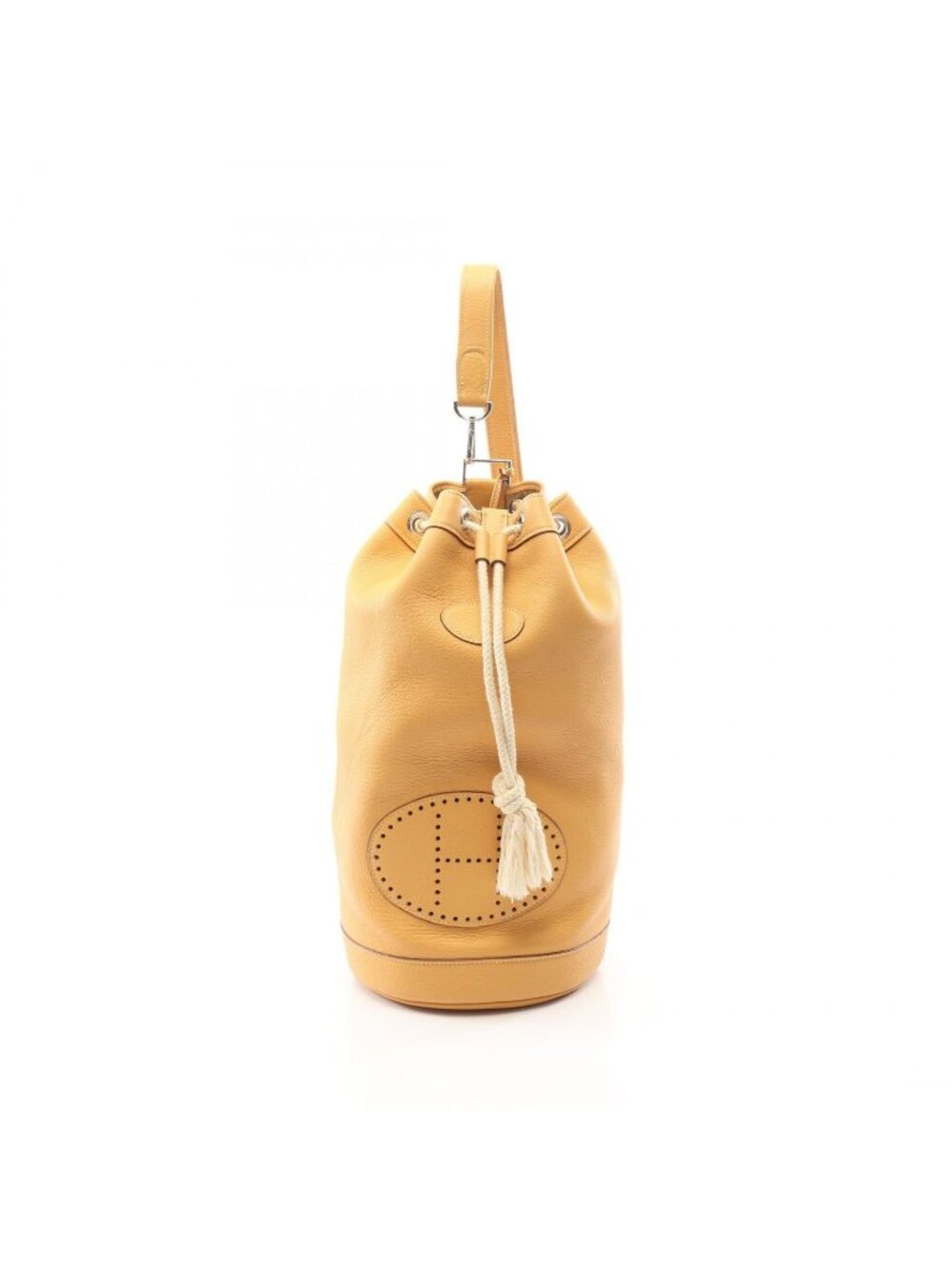 Hermes Shoulder Bag Lunch Natural Sable Leather